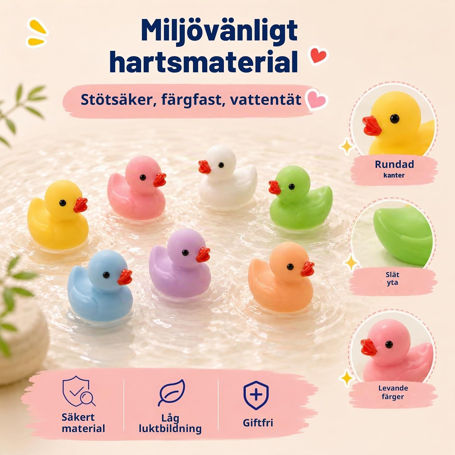 Detalle 1 de OstayOne ST-SZY1-LE miniankor i harts, 120 st i 12 färger