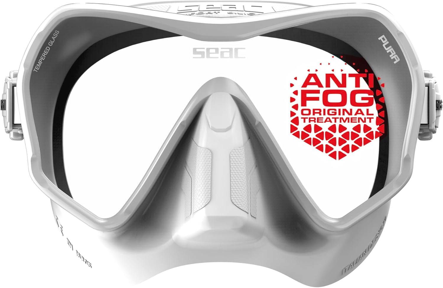 Thumbnail 2 de SEAC Pura – Masque de plongée monoVerre frameless en silicone, antifog et low volume