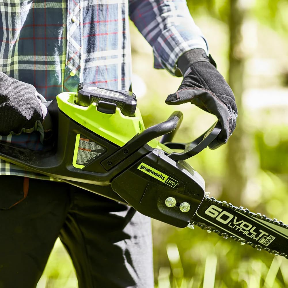Thumbnail 4 de Greenworks Cordless Chainsaw, 18-Inch
