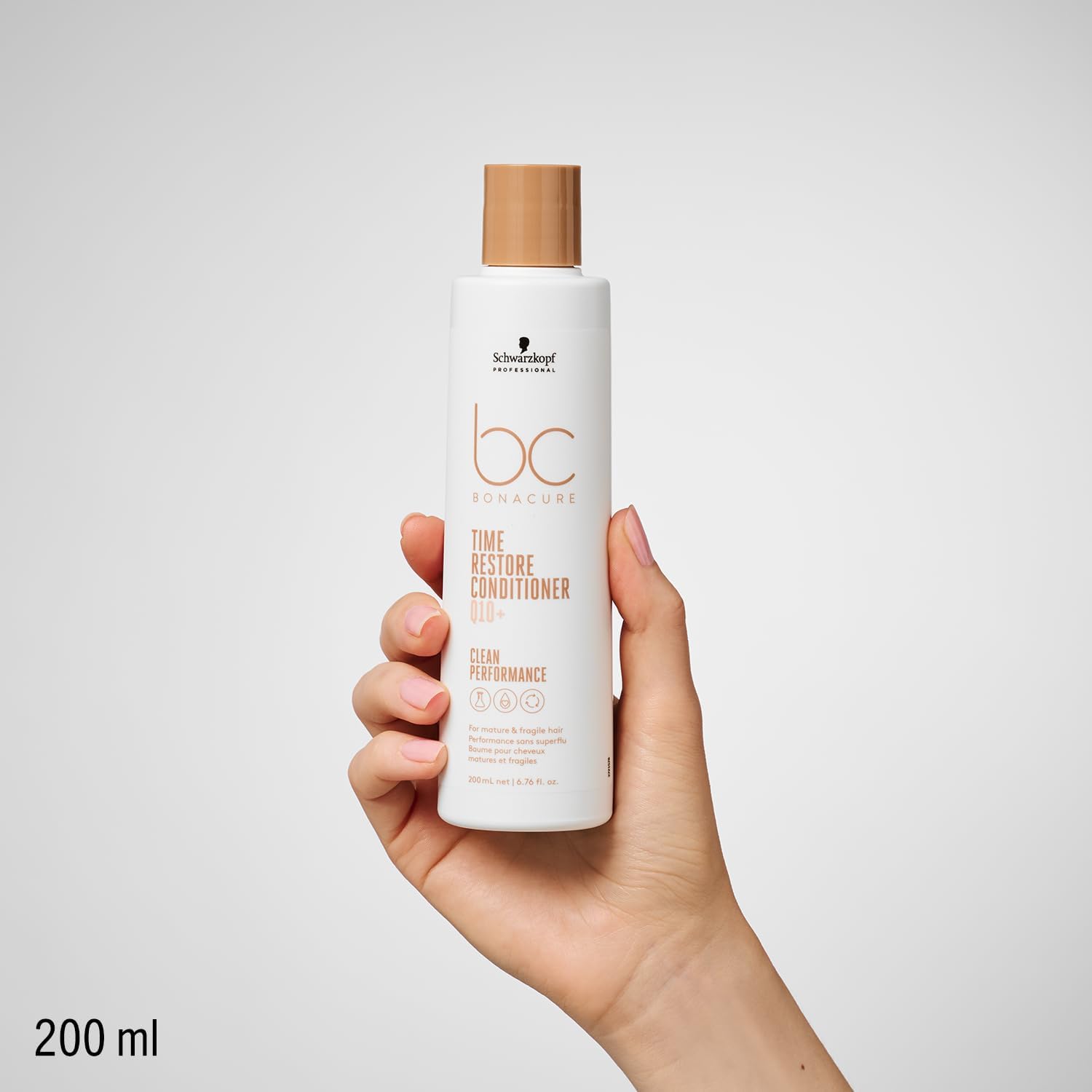 Detalle 2 de Schwarzkopf Professional Bonacure Time Restore Conditioner – Haarspülung für reifes Haar, 200 ml