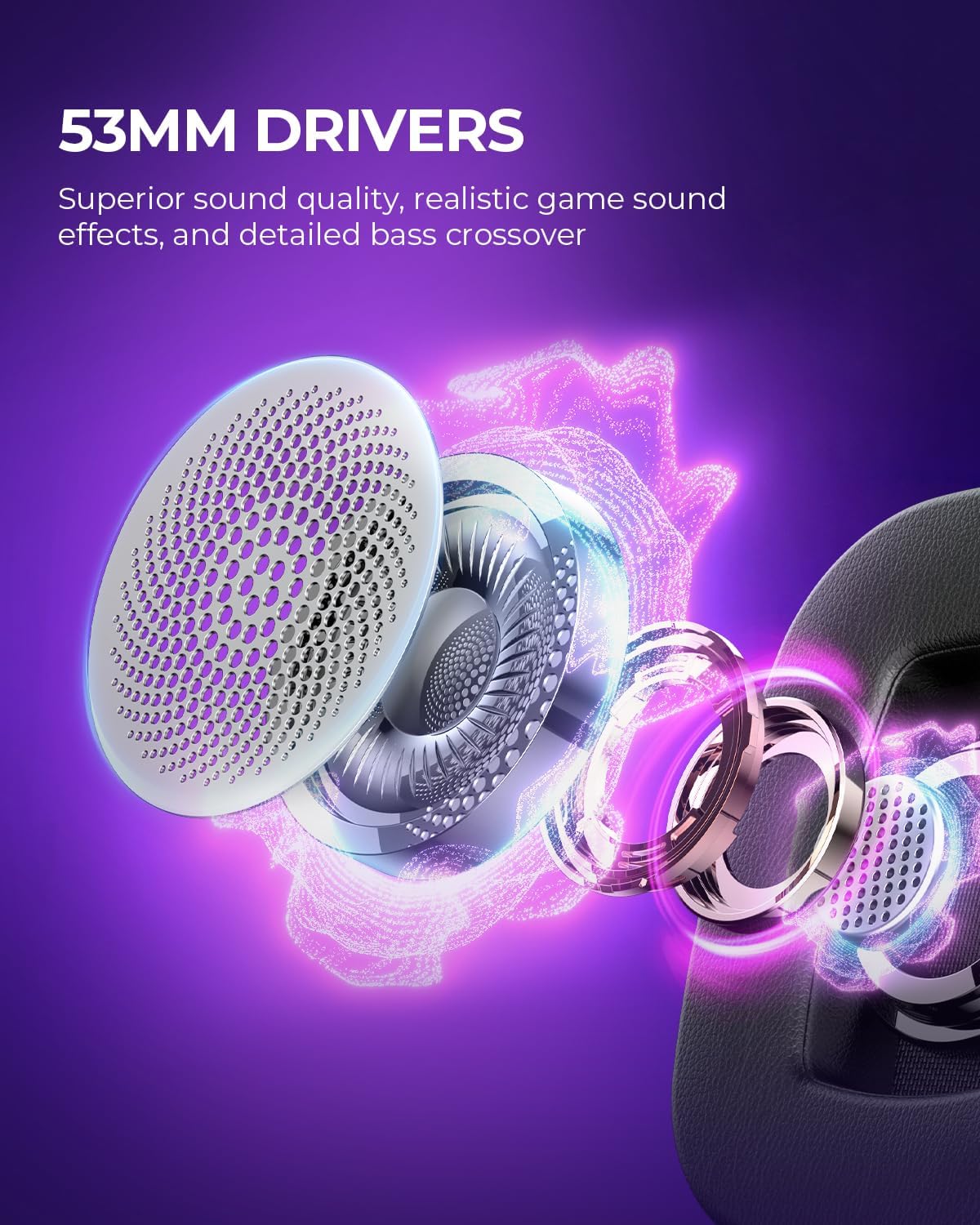 Thumbnail 2 de Havit H2002d 53mm Gaming Headset