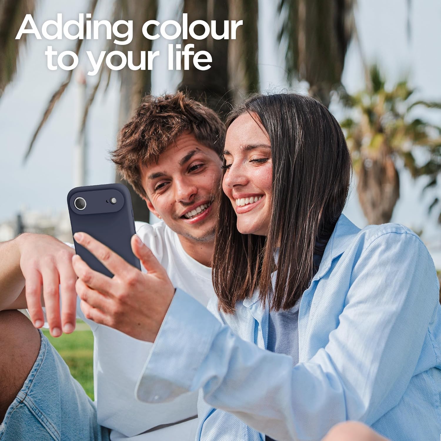 Thumbnail 6 de INGIDO for iPhone Air 6.5" (2025) liquid silicone case with camera protection, midnight blue