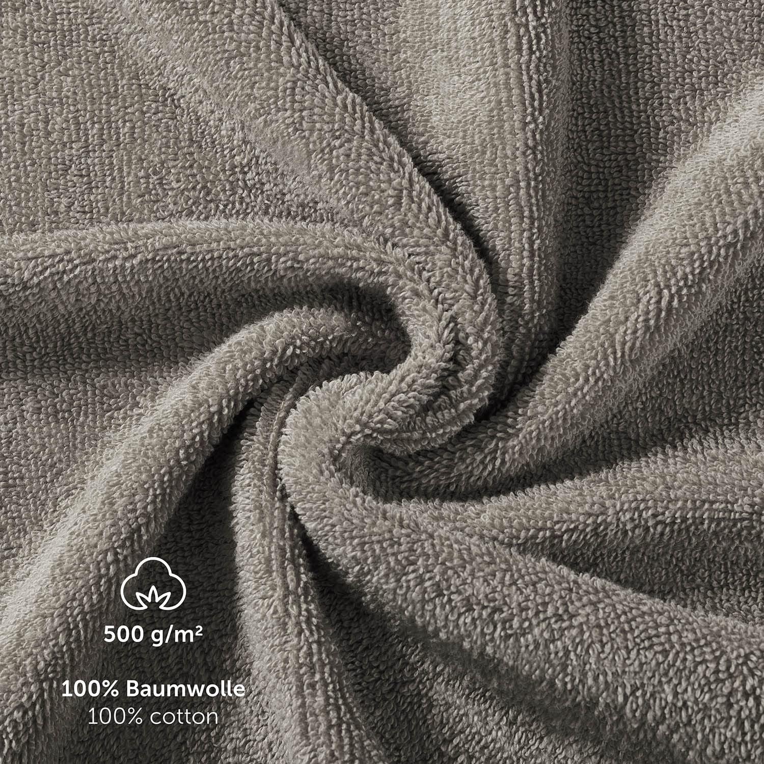 Thumbnail 2 de Blumtal – Lot de 10 Gants de Toilette en coton 500 g/m², Gris certifié Oeko-Tex