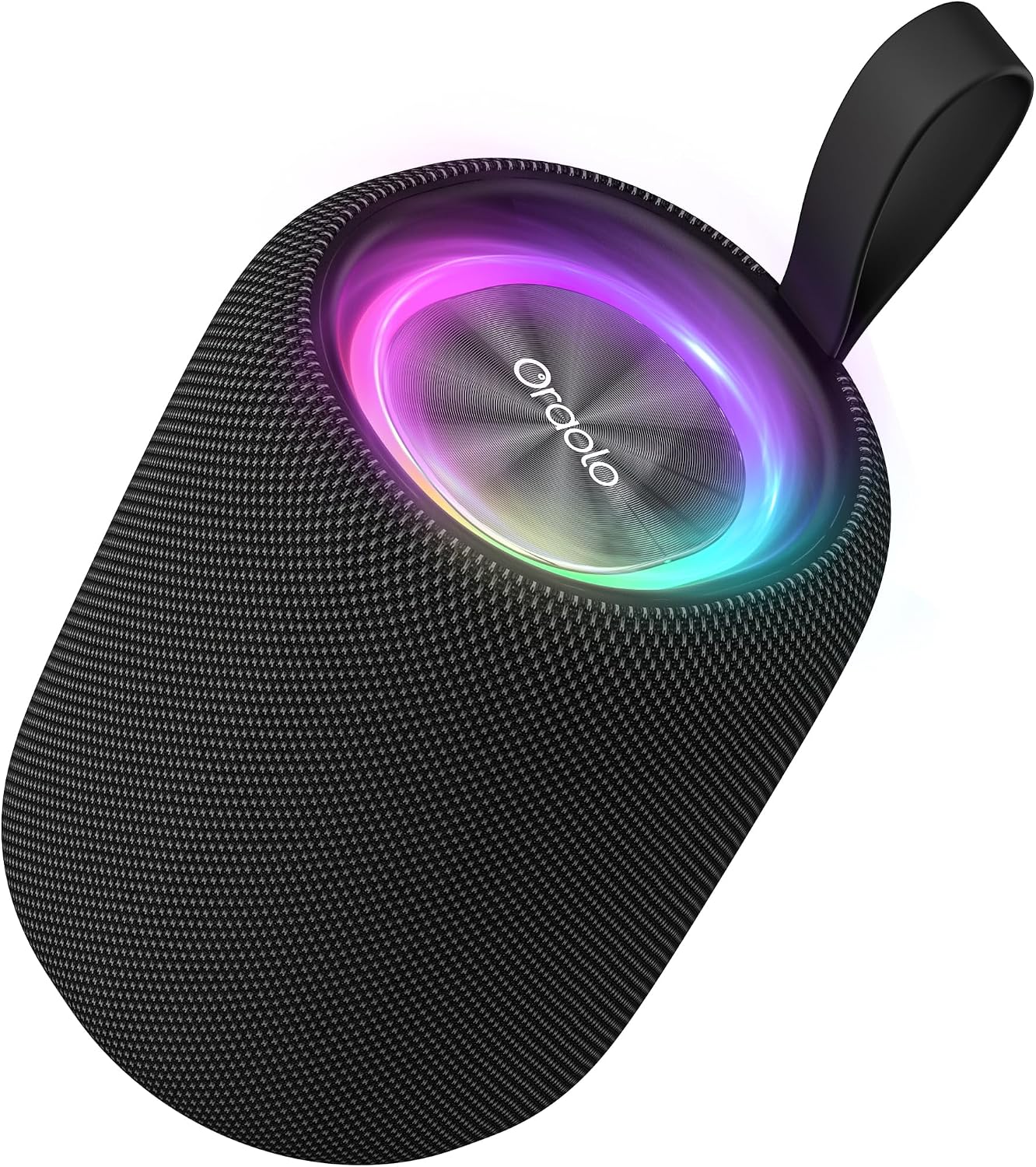 Detalle de Oraolo Bluetooth Speaker with Bluetooth 5.4, IPX6, RGB Lights and 8-Hour Playtime
