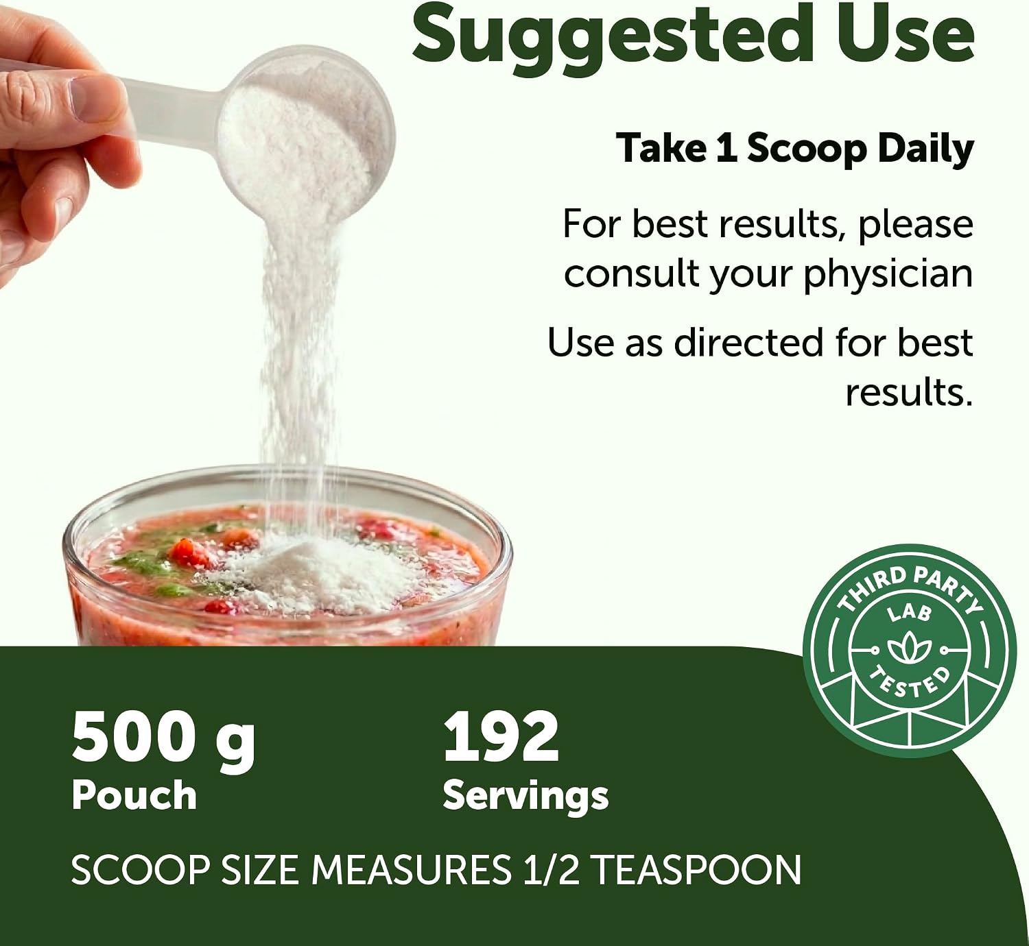 Detalle 2 de Micro Ingredients Inulin Fiber Powder, 1.1 lb