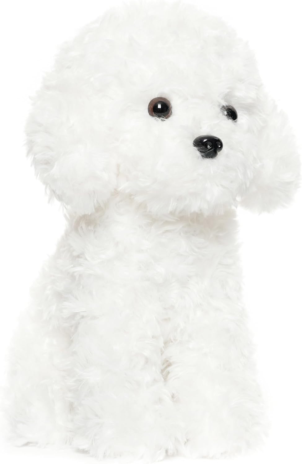 Thumbnail 1 de WEIGEDU White Toy Poodle Stuffed Animal — 12.6-Inch Plush Puppy for Kids and Babies