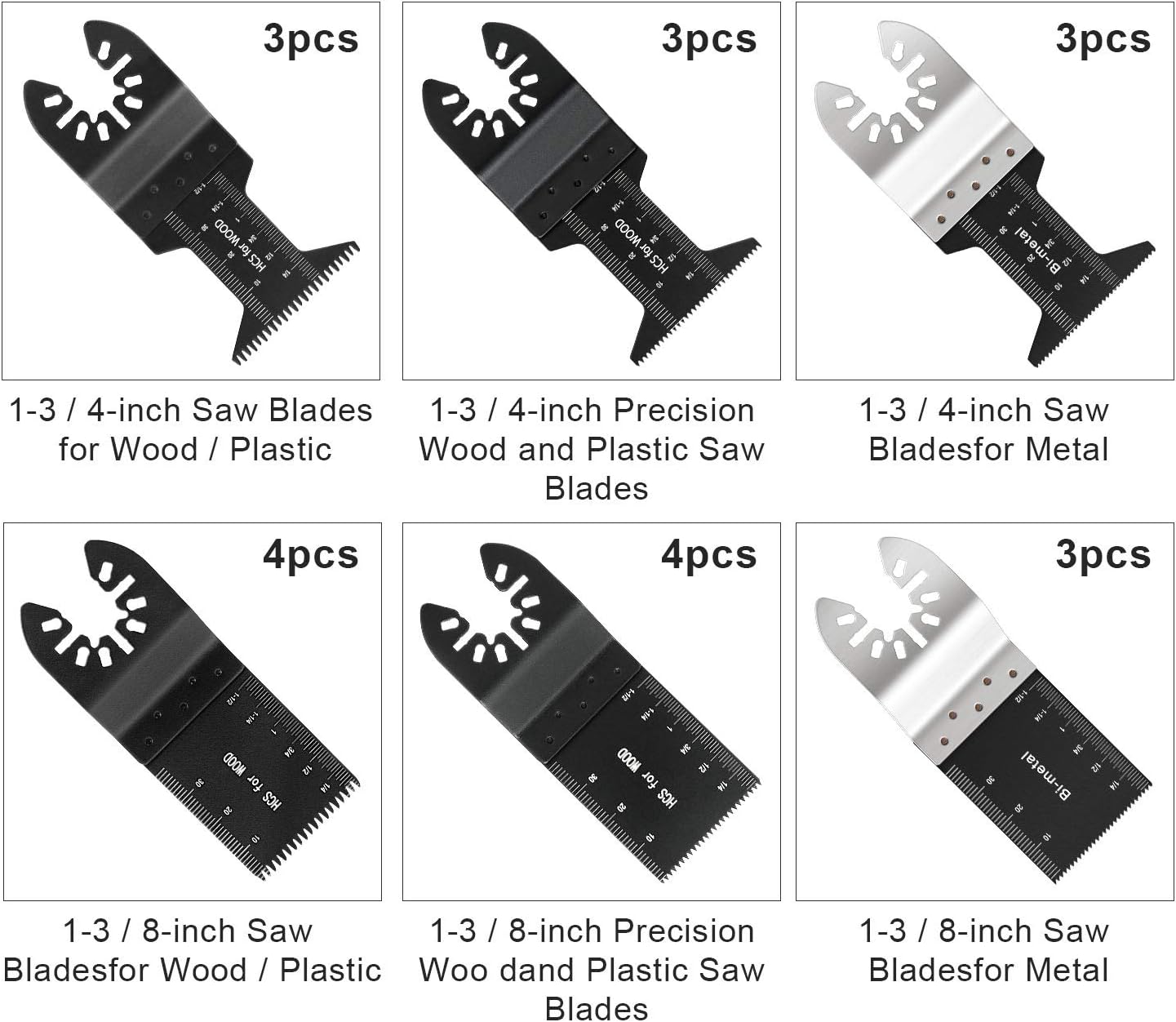 Thumbnail 1 de 20 Pcs Oscillating Saw Blades 20pc set