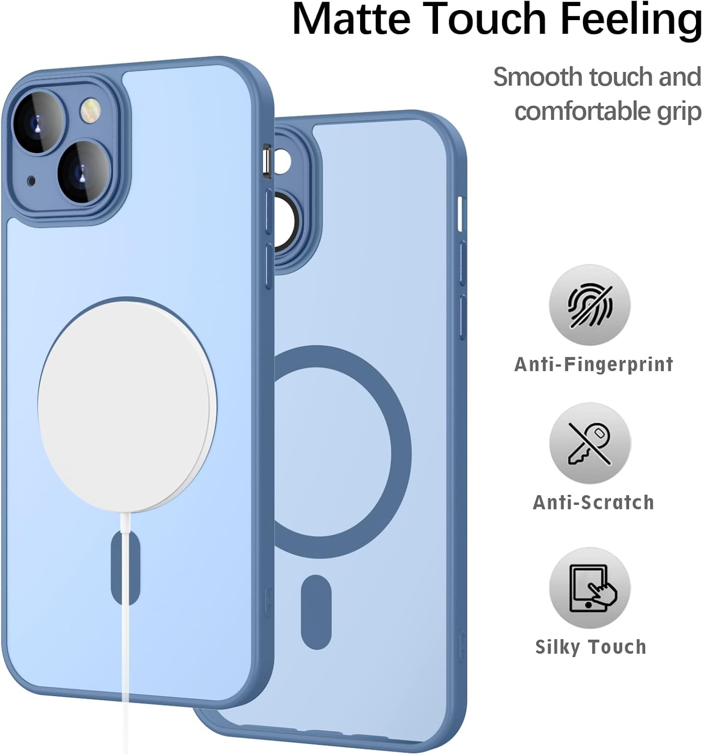 Detalle 2 de YUANDMI Cover Magnetica iPhone 15 Plus