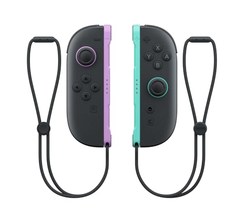 Detalle 2 de Nintendo Joy-Con 2er-Set hellviolett/hellgrün – Joy-Con2 mit C-Knopf und Maus-Modus