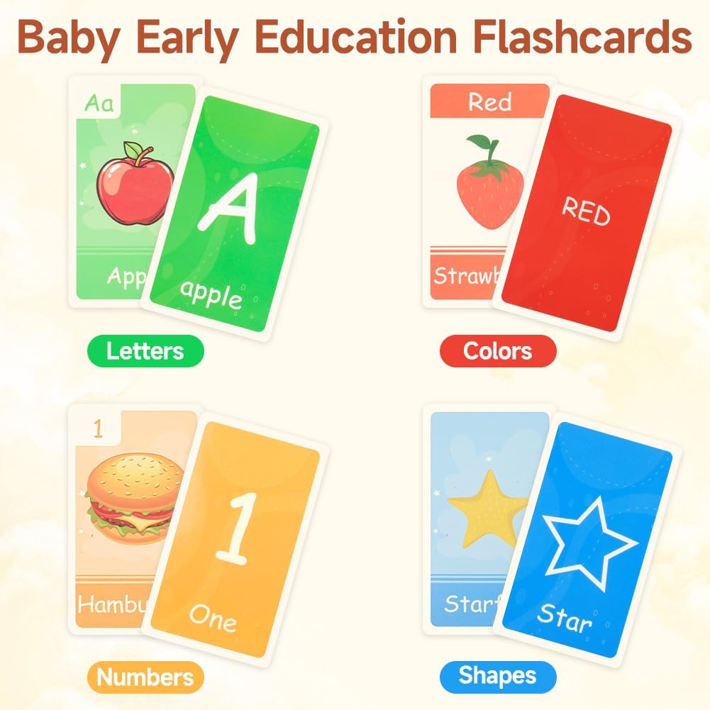 Thumbnail 4 de Aolso Alphabet Cards for Children – 58 Emotion Flash Cards for Toddlers and Early Learning