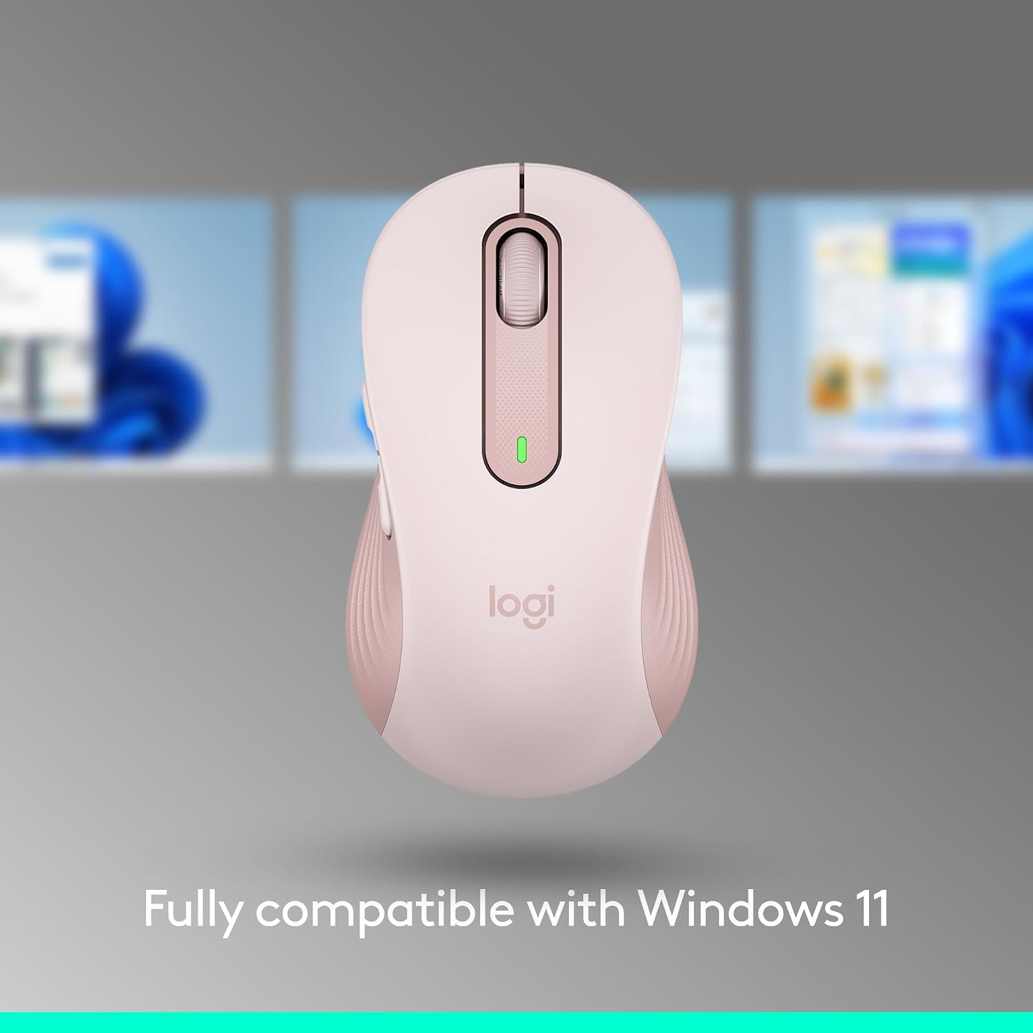 Detalle de Logitech Signature M650 L Wireless Mouse for Large Hands — Silent Clicks and Multi-Device Comfort