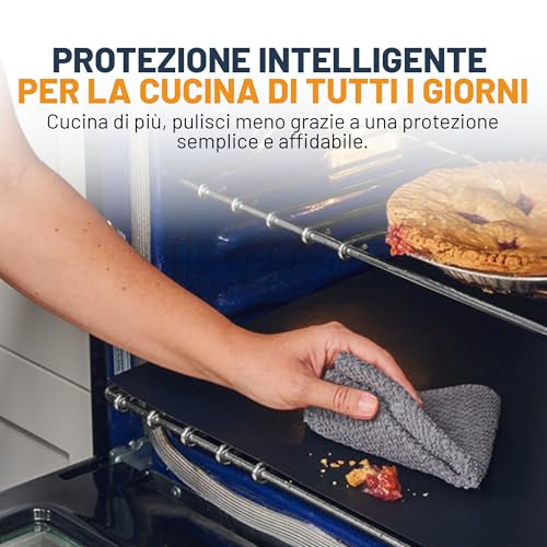 Thumbnail 7 de Linda’s Essentials Tappetini Forno (2 Pezzi) - Tappetino antiaderente forno 32x50 cm, riutilizzabile e resistente al calore