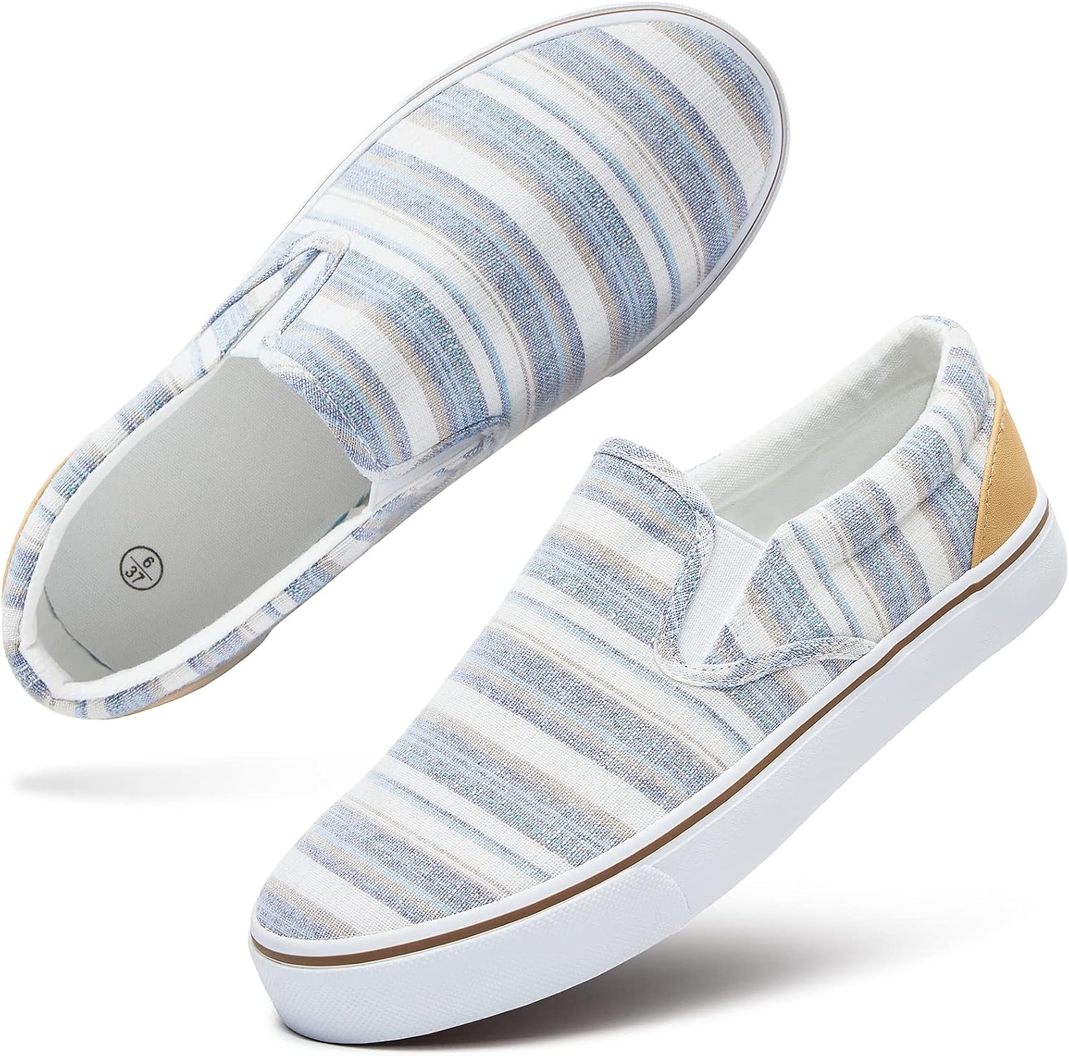 Detalle de Women's Slip On Canvas Sneakers 1 emoji