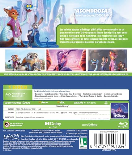 Thumbnail 1 de Zootropolis 2 (Blu-ray) — Divisa Films