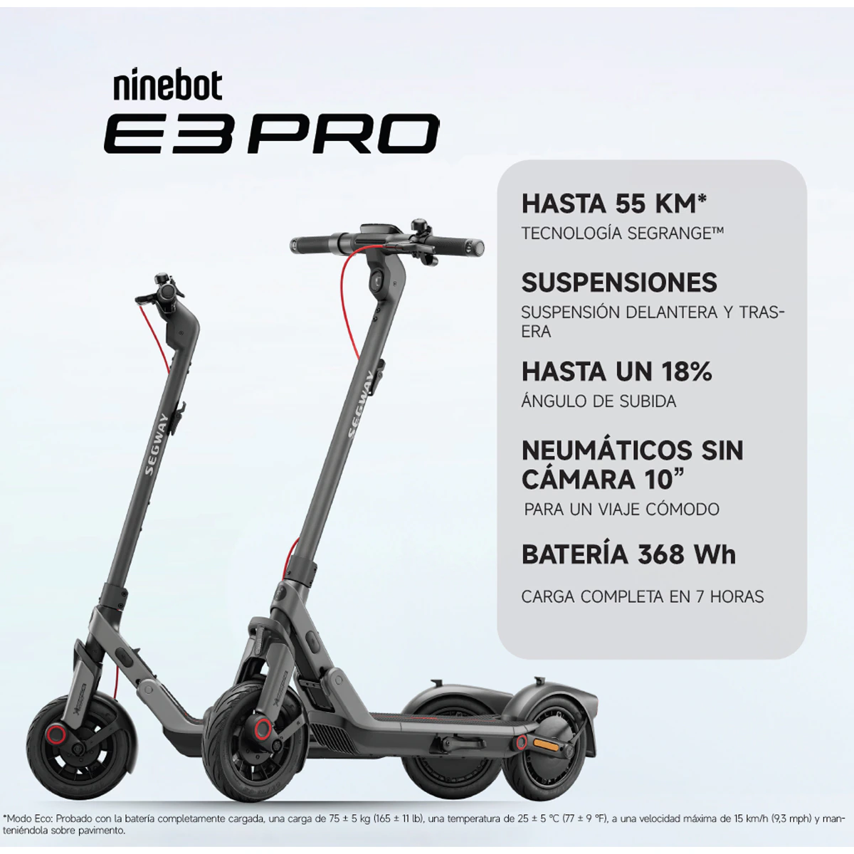 Thumbnail 4 de Segway Ninebot E3 Pro patinete 1,5 kW 🚲
