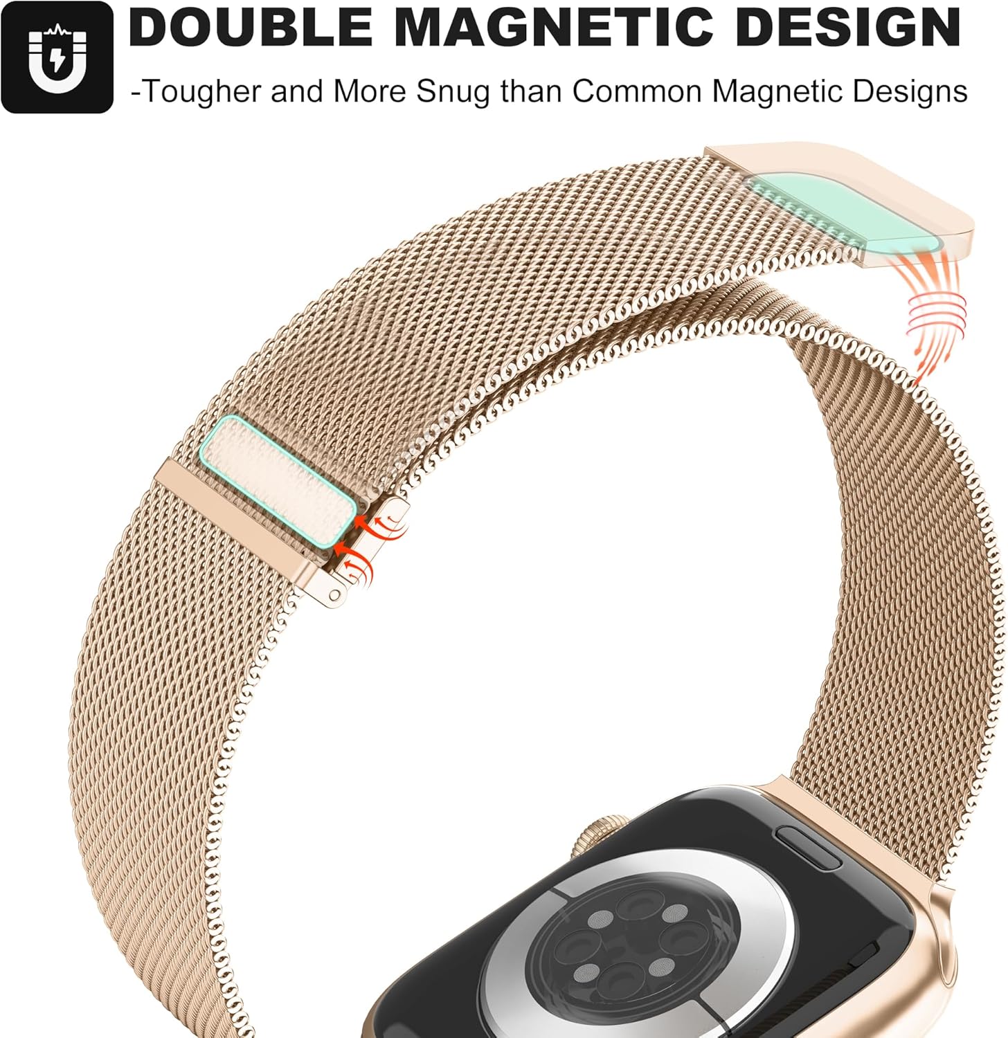 Thumbnail 3 de Higgs Metal Strap Rosegold 42mm