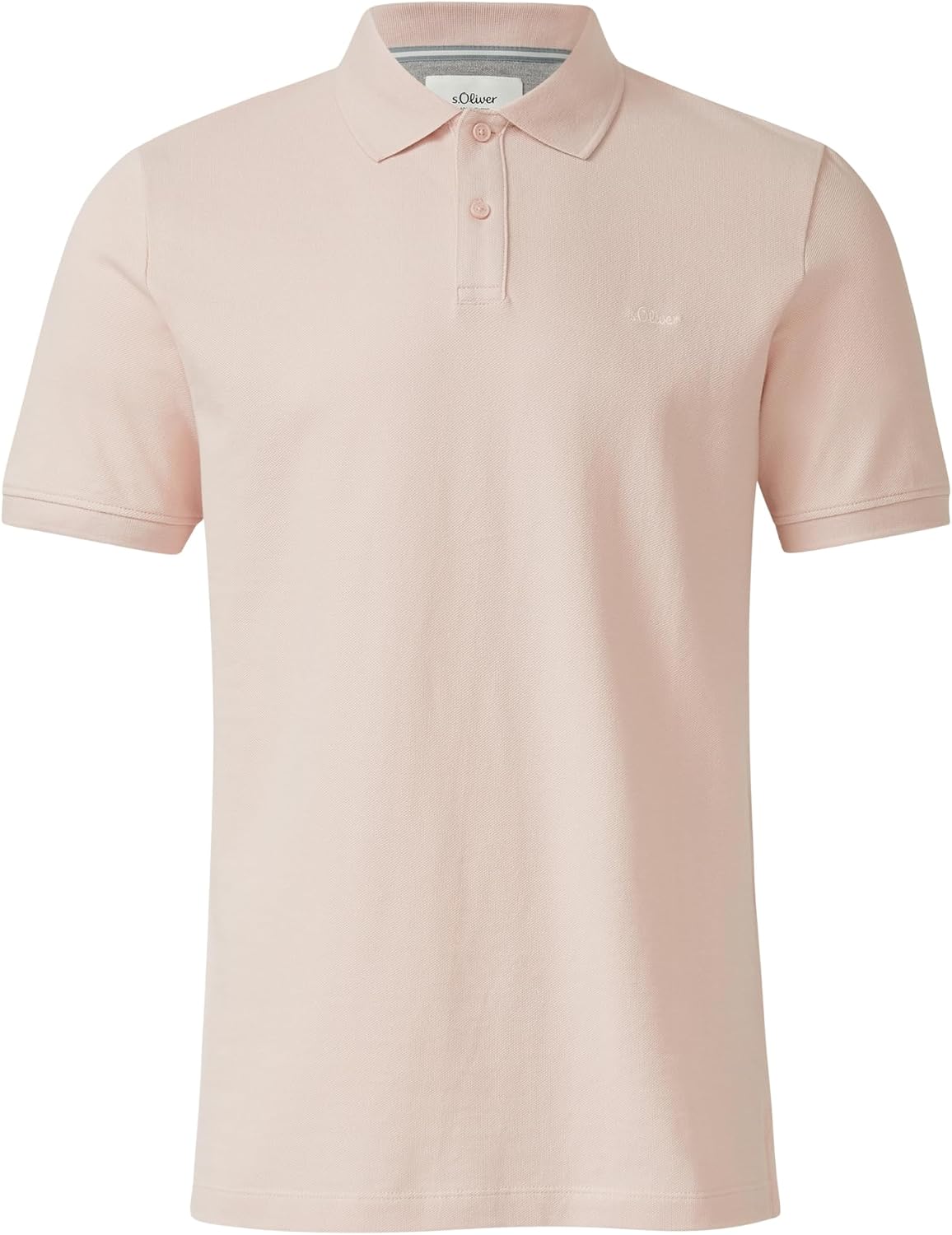 Thumbnail 3 de s.Oliver Poloshirt mit kleinem Label-Print – reguläre Passform in Piqué-Baumwolle