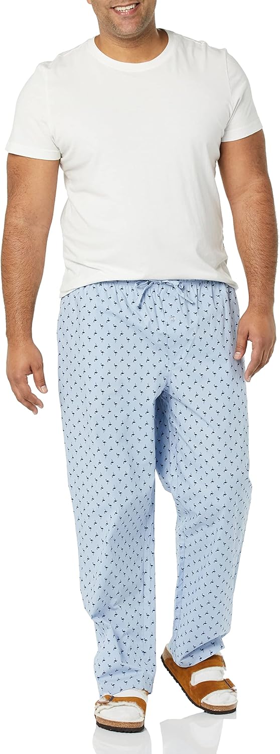 Thumbnail 3 de Amazon Essentials Uomo Pantaloni di Pigiama Lunghi in Popeline di Cotone