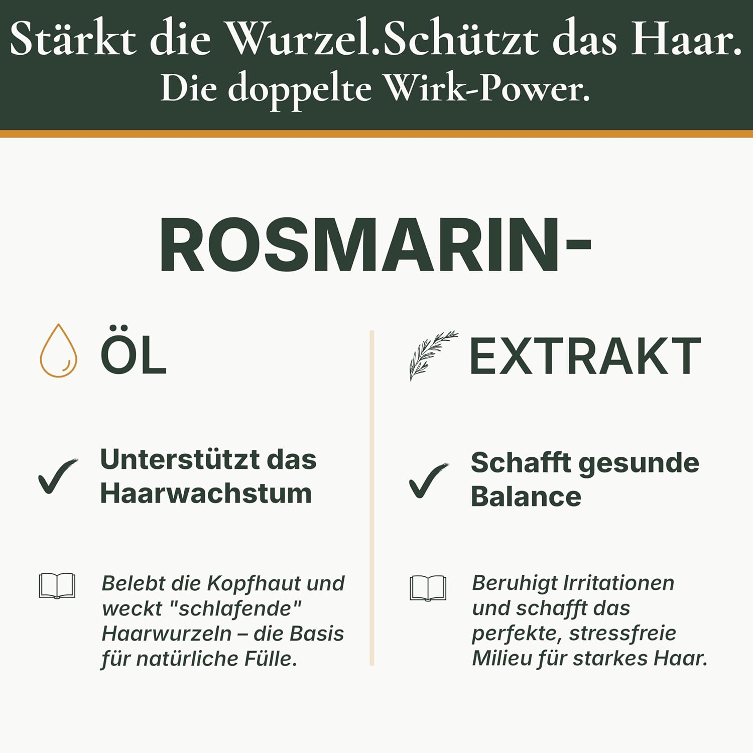 Detalle 2 de Wellrelaxx Rosmarinöl 100% Natürliches Haaröl