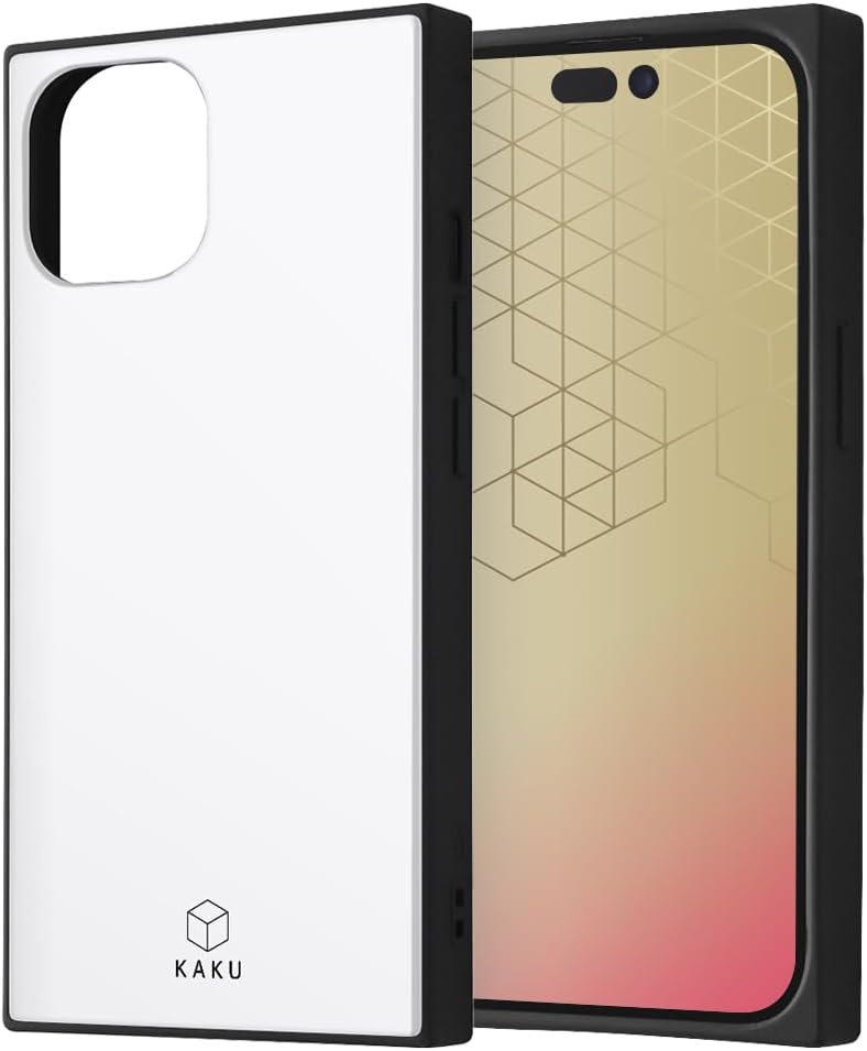 Detalle de イングレム K3TB KAKU iPhone 15/14/13用耐衝撃ケース TPU・ポリカーボネートのハイブリッド構造