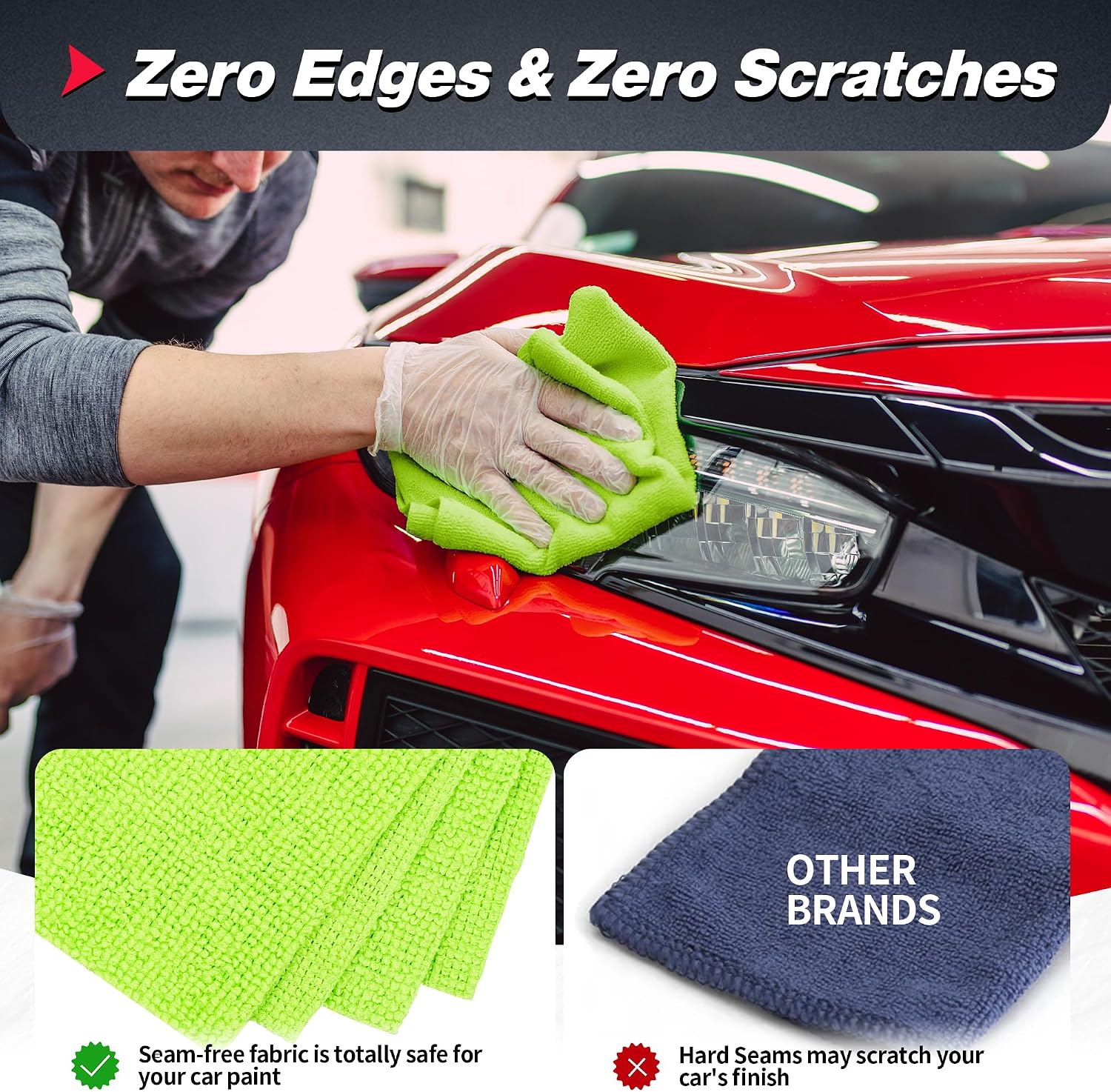 Thumbnail 3 de FIXSMITH Microfiber Cleaning Cloth 100 Pack 🧽