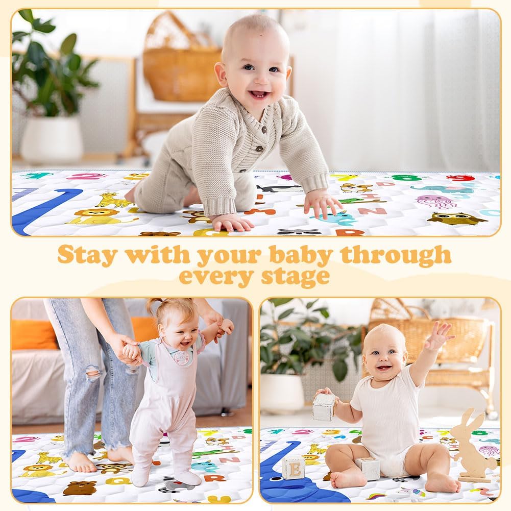 Thumbnail 6 de Aolso Baby Play Mat Elephant, 127x127cm