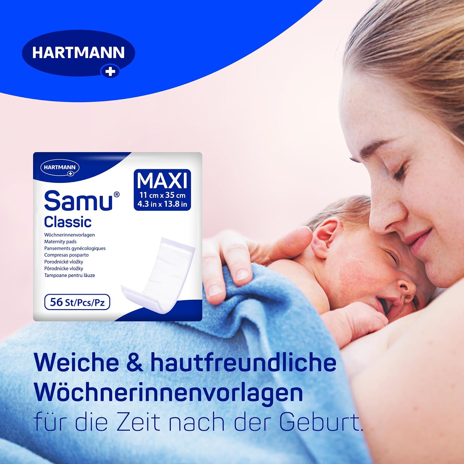 Thumbnail 1 de Samu Classic Maxi Wöchnerinnen-Vorlagen Wochenbettbinden Einlagen – 56 St.