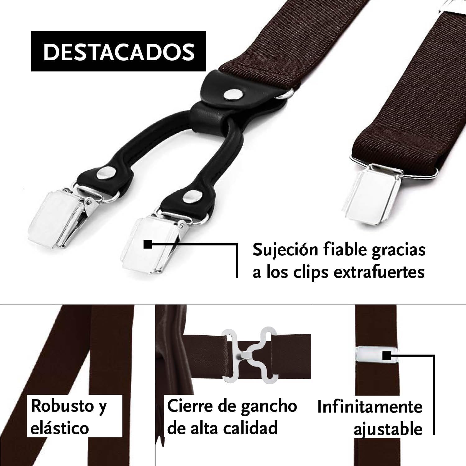 Thumbnail 3 de DonDon Set tirantes y pajarita para hombre
