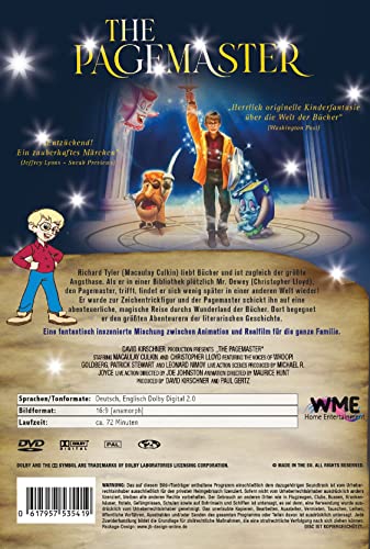 Detalle de The Pagemaster – Richies fantastische Reise von WME Home Entertainment