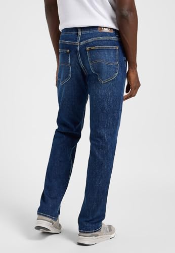 Detalle de Lee Straight Fit Xm Jeans para Hombre (Midmoor, 32W / 32L) – comodidad y salón de uso diario