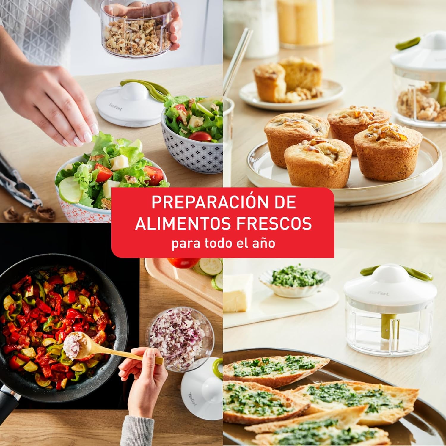 Thumbnail 5 de Tefal 5 Segundos Picadora Manual 900 ml