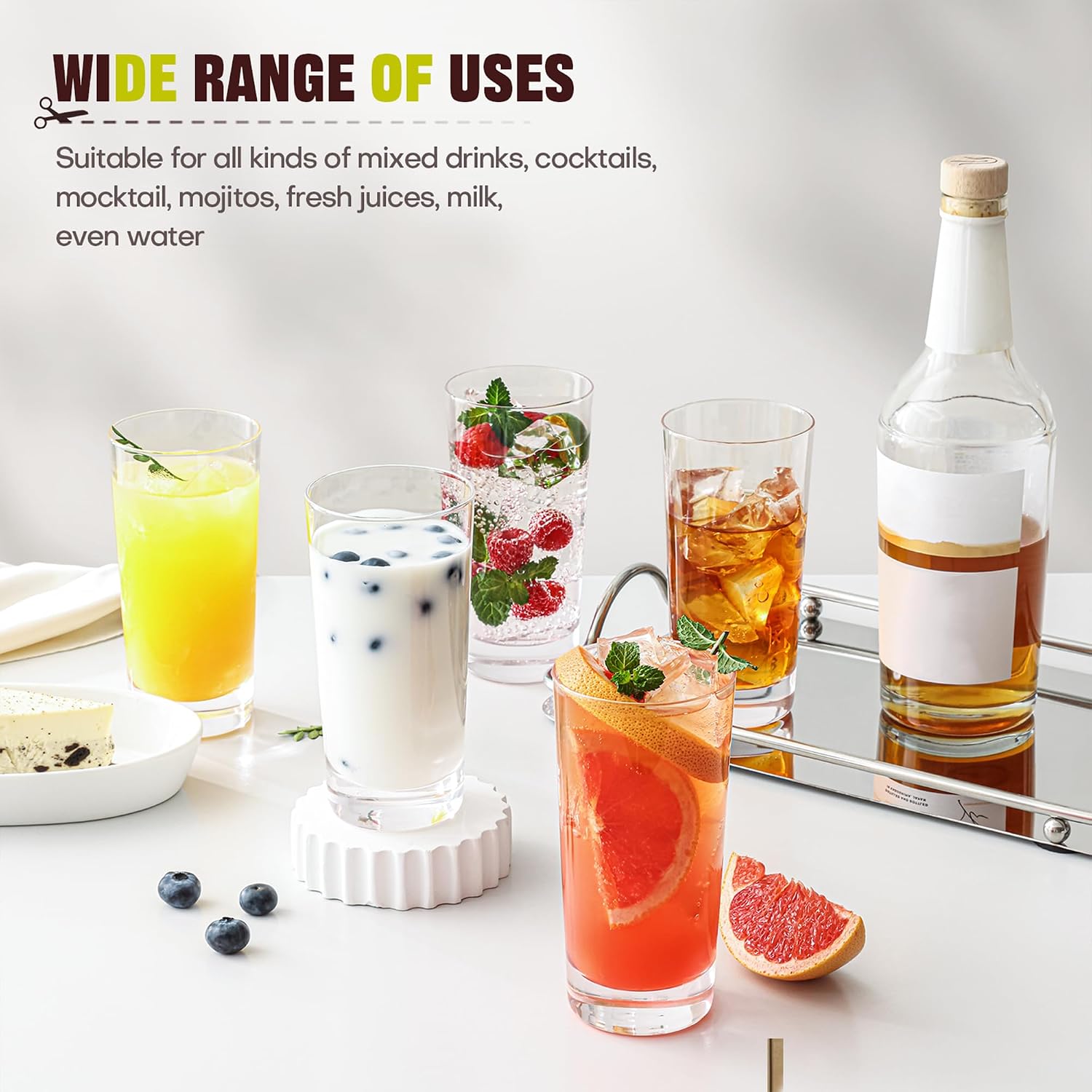 Detalle de Highball Glasses Set of 6