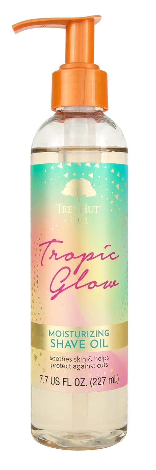 Tree Hut Tropic Glow Moisturizing Shave Oil (Gel-to-Oil), Hydrating Shave Oil for a Smooth, Comfortable Razor Glide