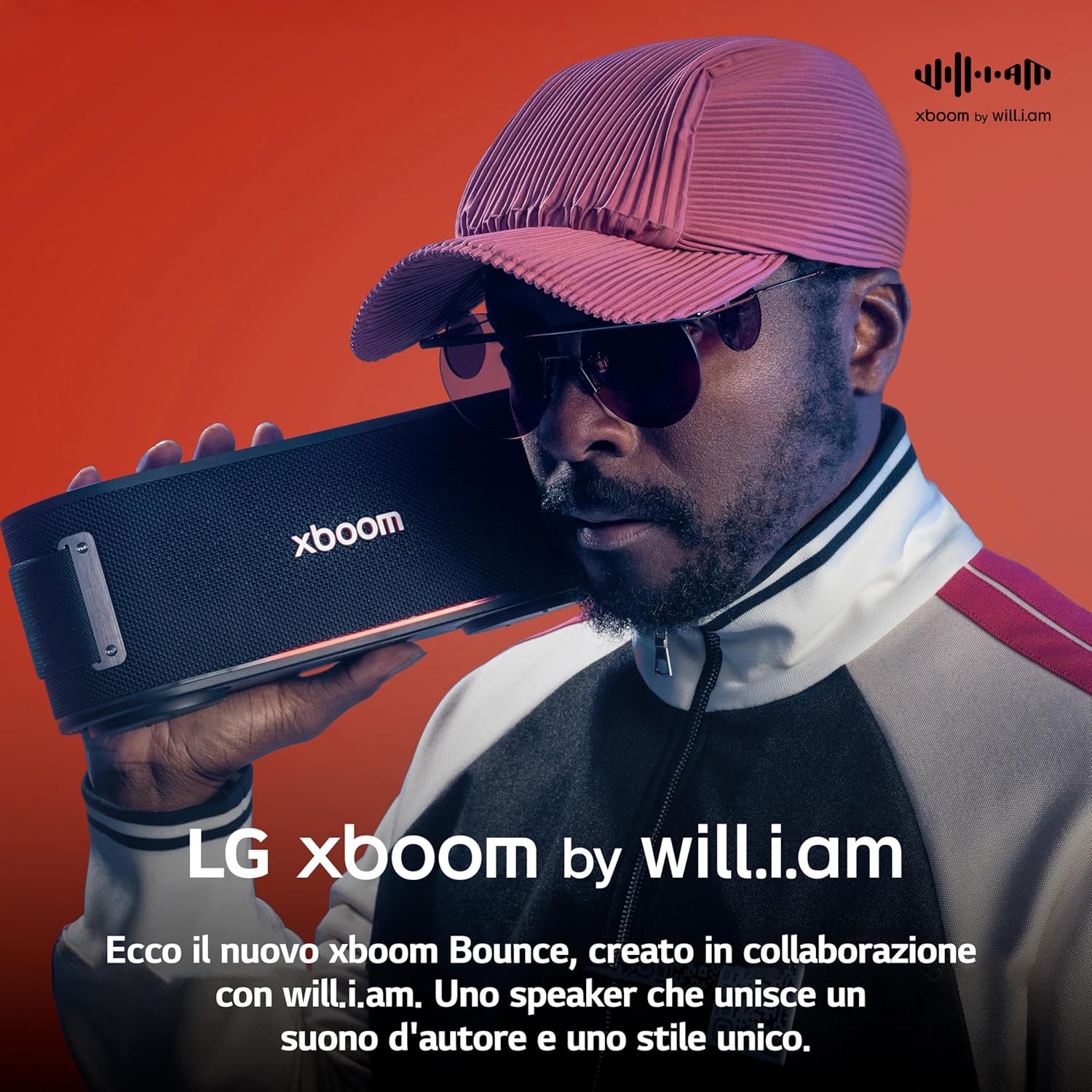 Thumbnail 2 de LG xboom Bounce speaker Bluetooth portatile impermeabile e antipolvere IP67 con autonomia fino a 30h