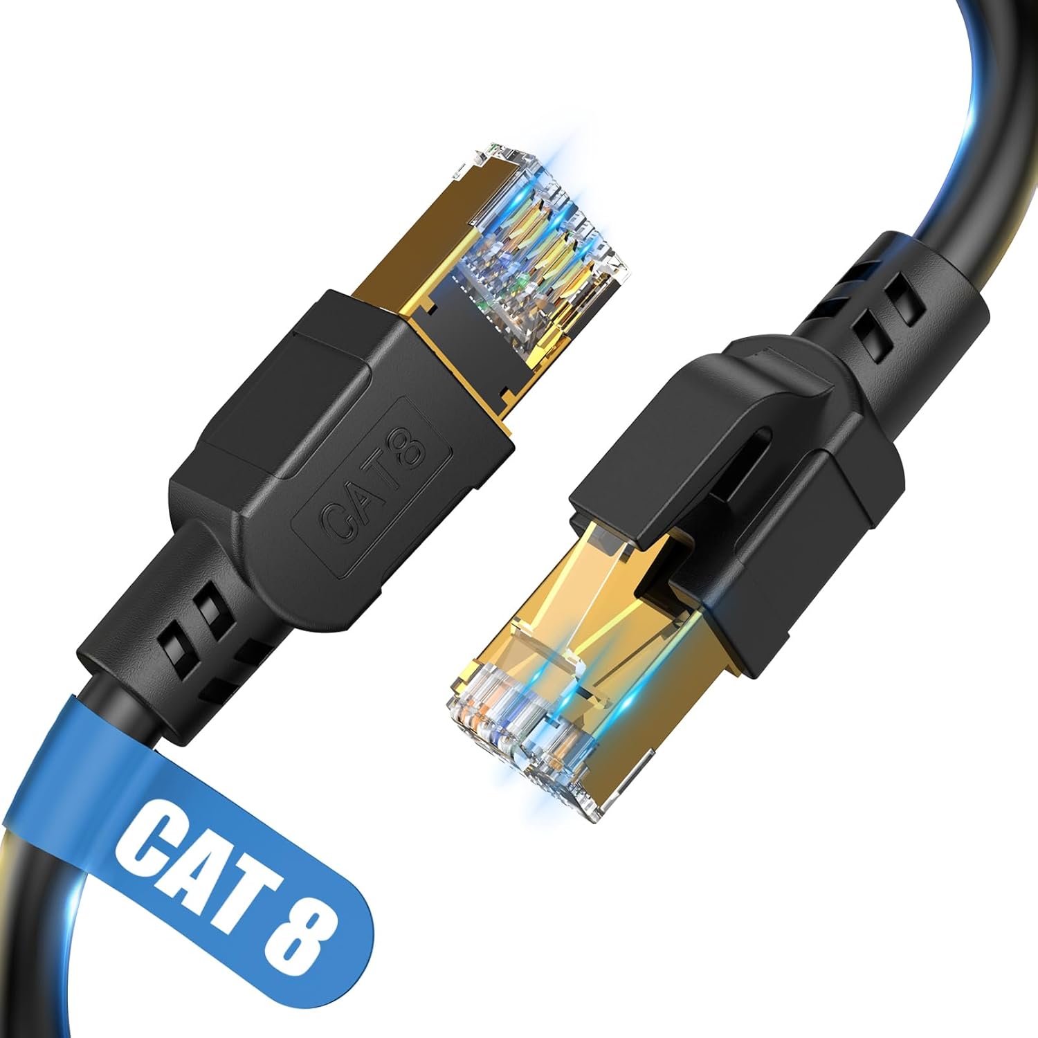 Detalle de Nebite Cat 8 LAN Kabel 8m 40Gbps