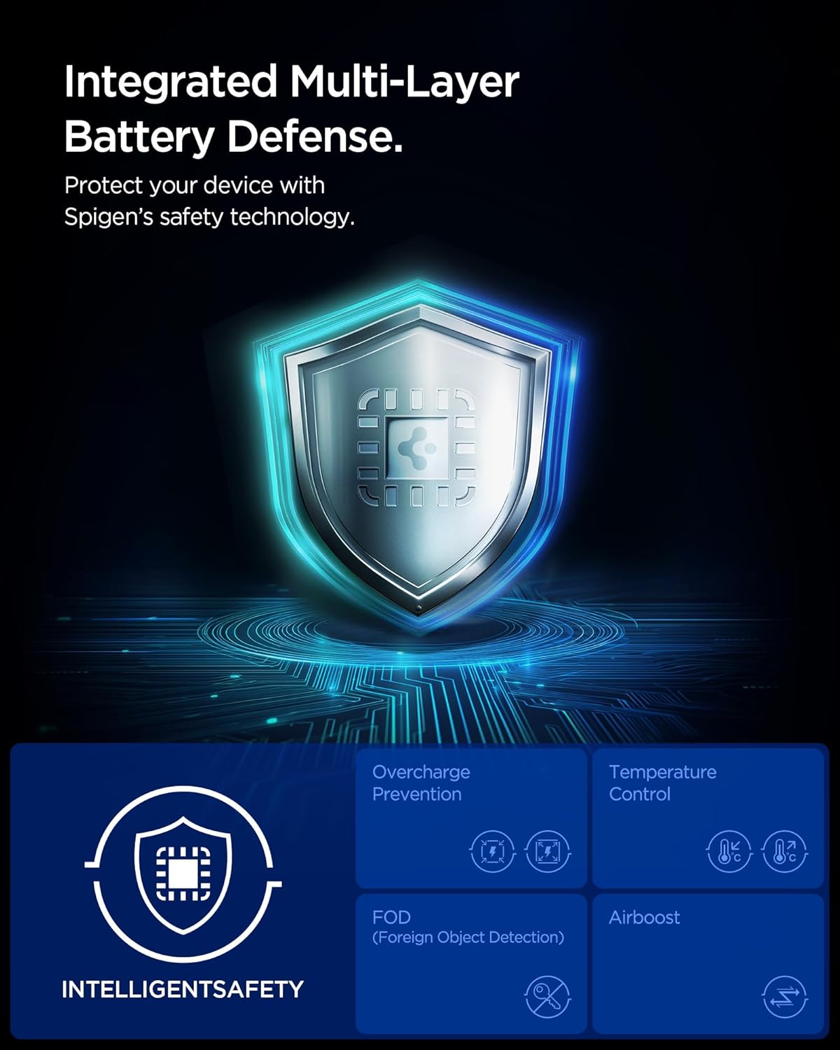 Thumbnail 6 de Spigen Essential 15W MagSafe : chargeur sans fil magnétique avec câble USB-C 60 W (station) – Noir