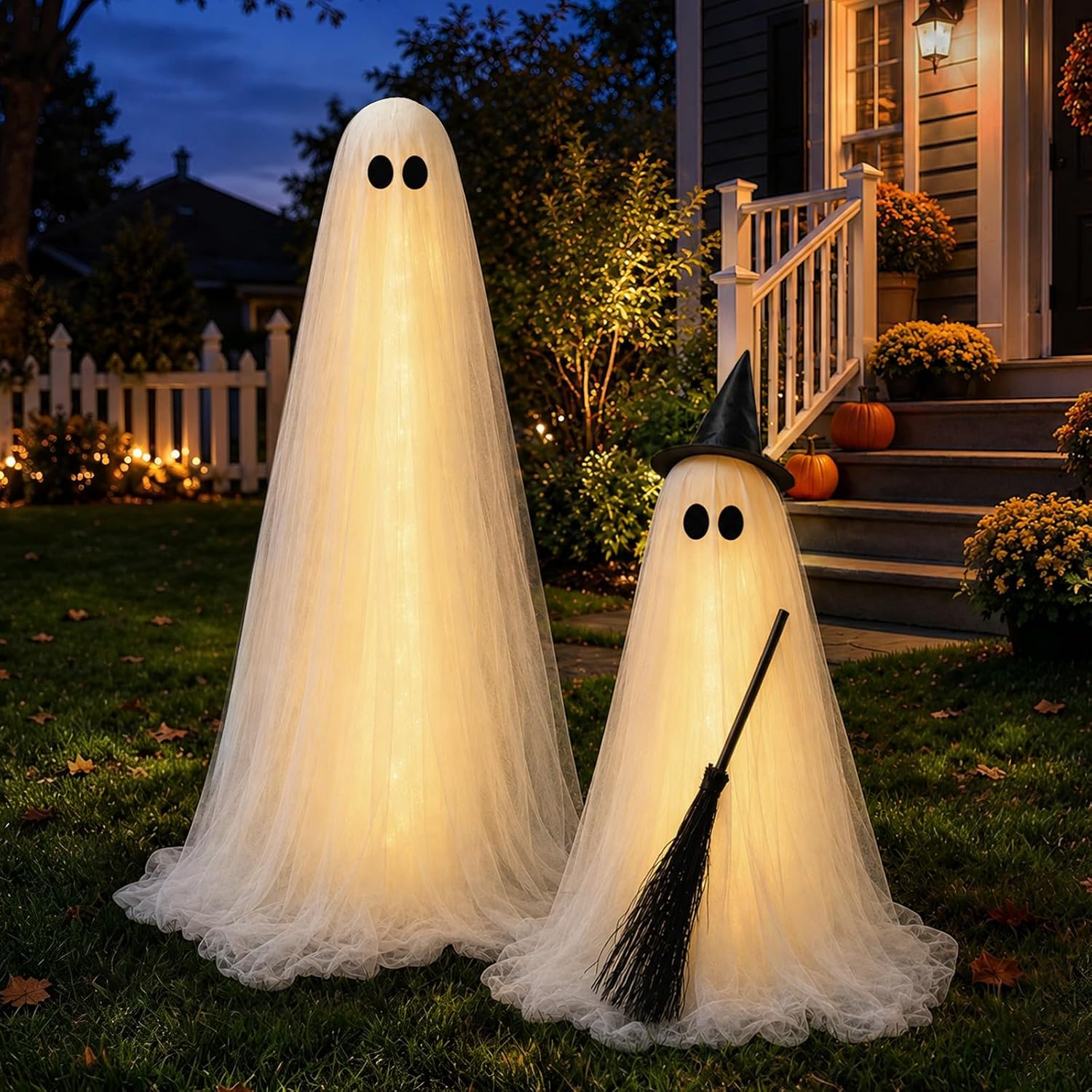 Detalle 2 de Halloween Ghost Decorations 2-Pack