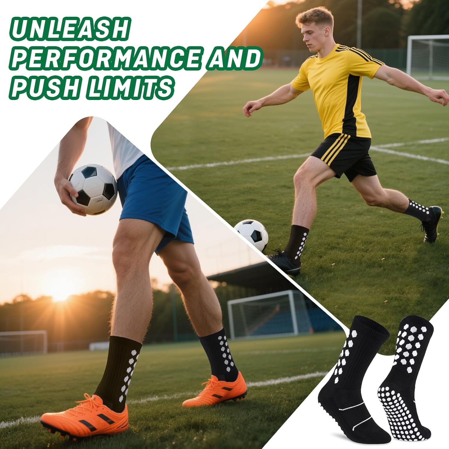 Thumbnail 5 de Niofind Football Grip Socks 3 Pairs