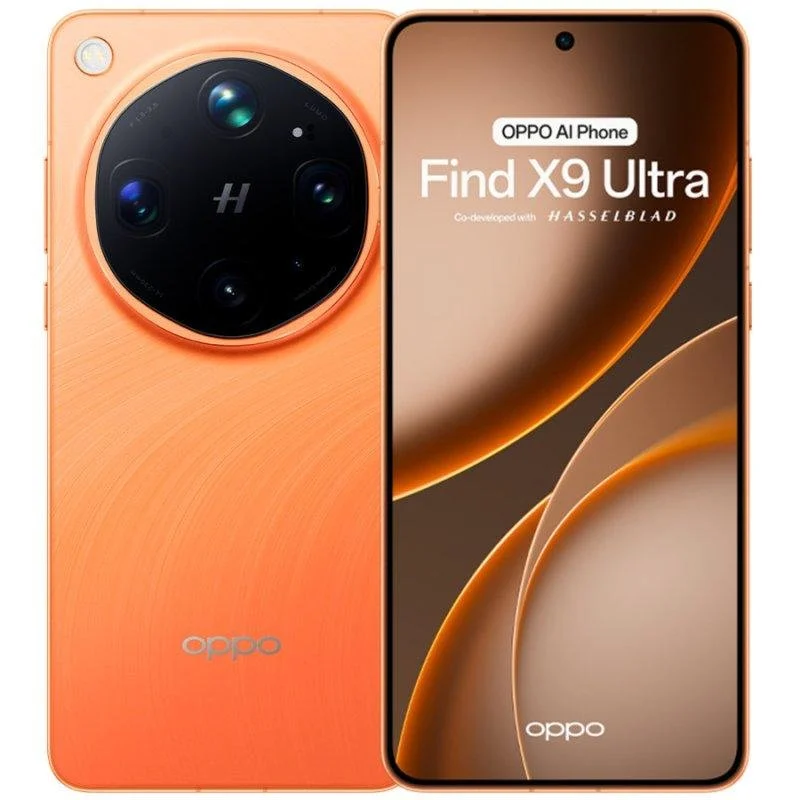 Detalle de OPPO Find X9 Ultra 5G 12GB/512GB en Canyon Orange: fotografía profesional y potencia para quien exige más