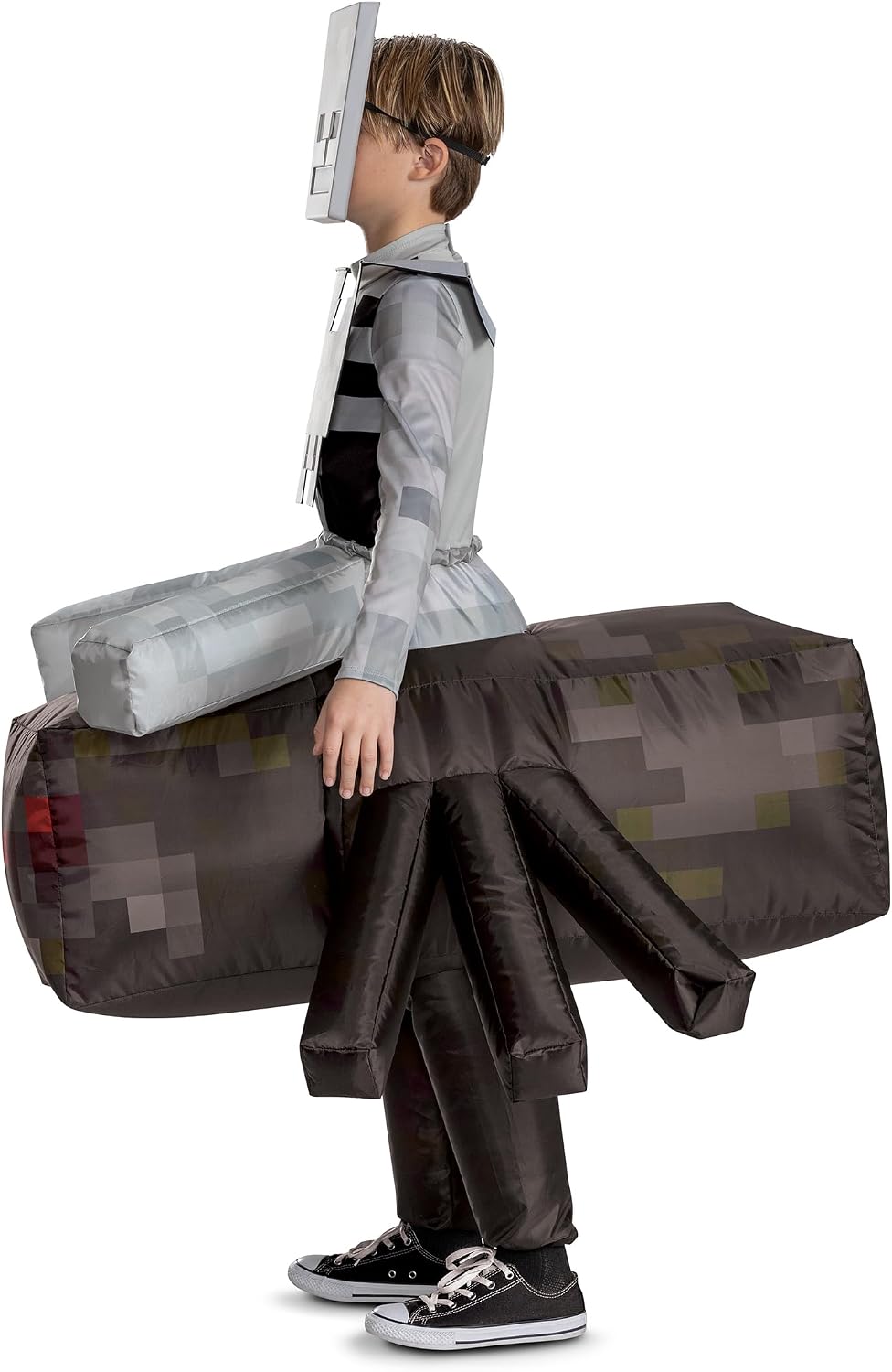 Detalle 2 de Minecraft Spider Jockey-kostuum voor kinderen, opblaasbaar en unisex