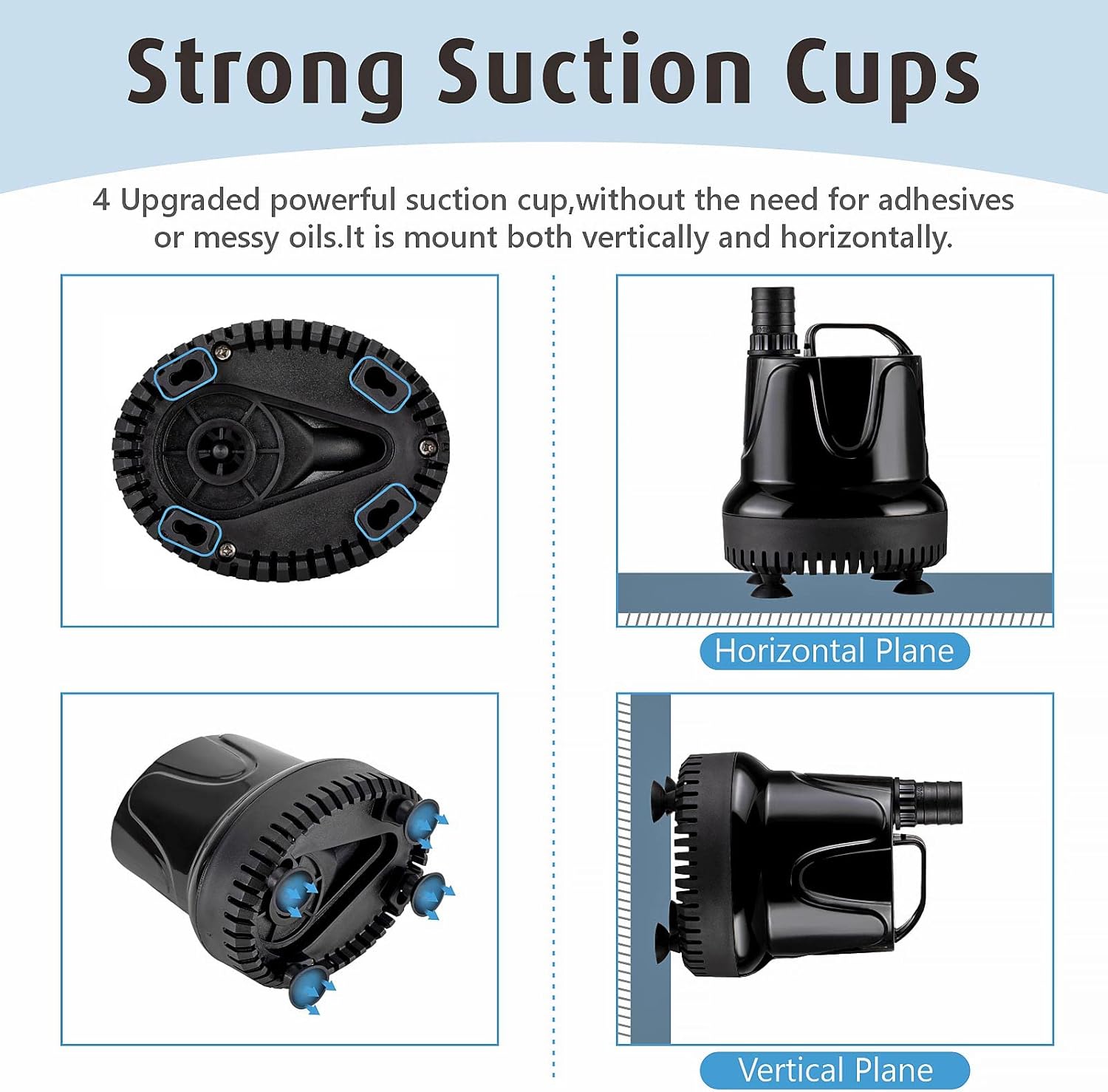Thumbnail 3 de hygger Submersible Water Pump 4000L/H 90W — Ultra Quiet Aquarium Circulation Pump
