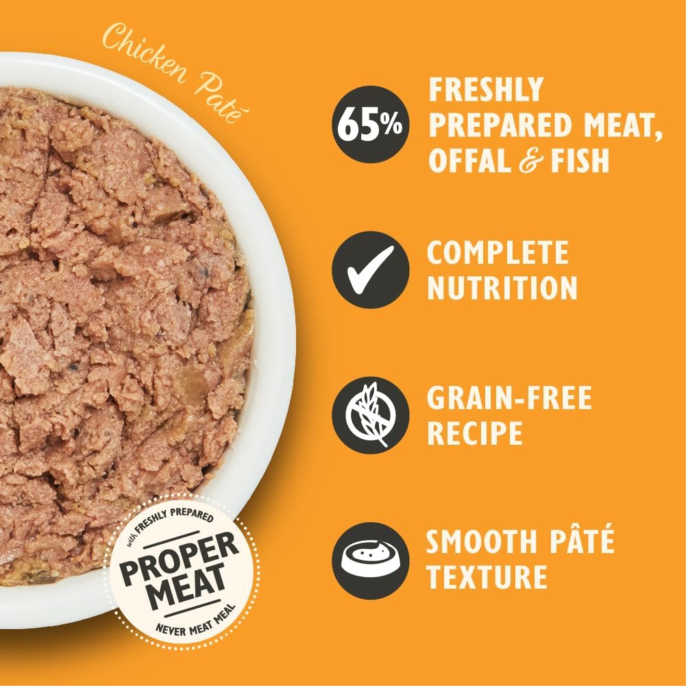 Detalle de Lily's Kitchen Pâtée moelleuse naturelle en barquette pour chats adultes – Multipack 32 x 85 g
