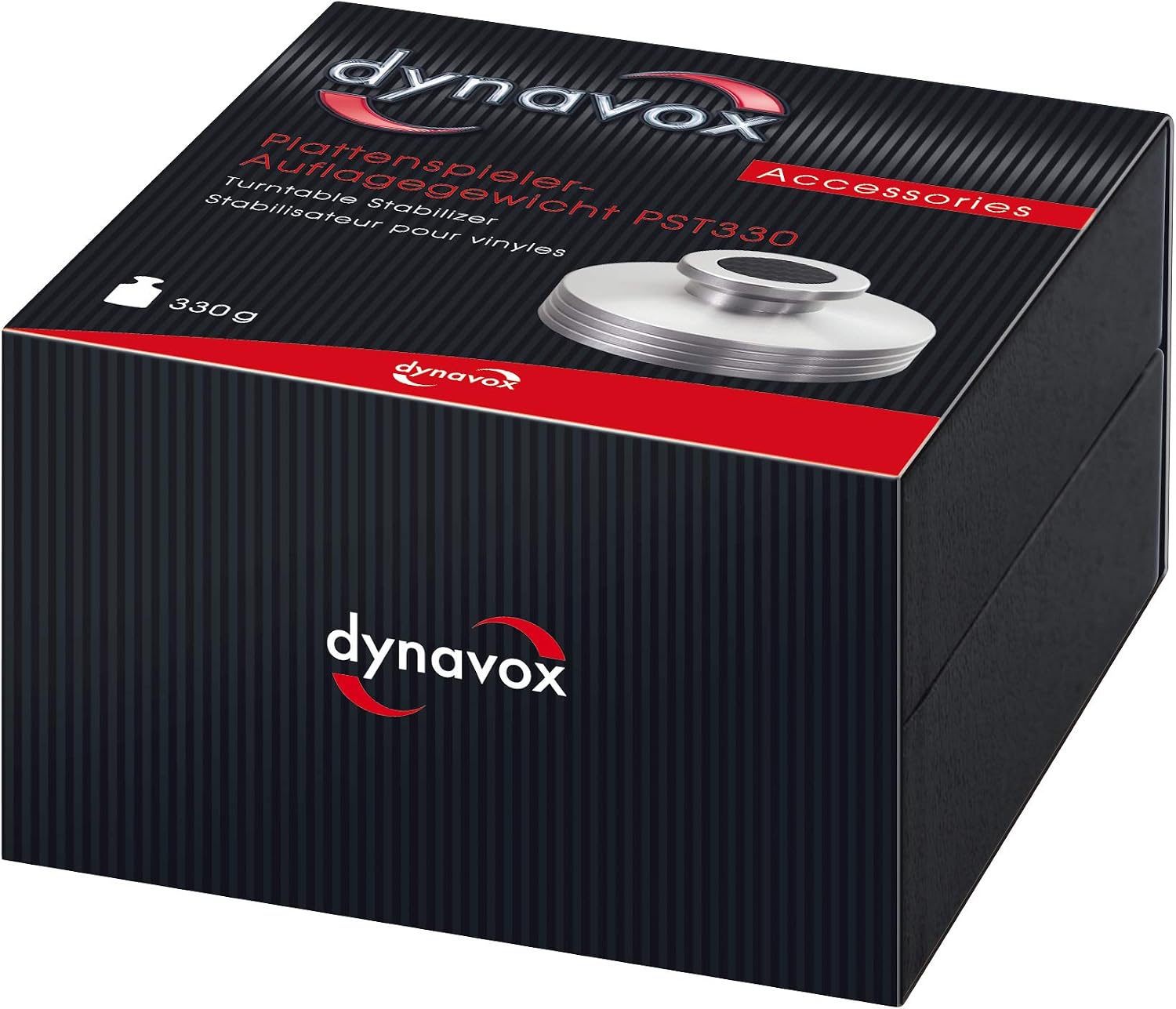 Thumbnail 3 de Dynavox PST330 – aluminiowy stabilizator gramofonu 330 g z włóknem węglowym