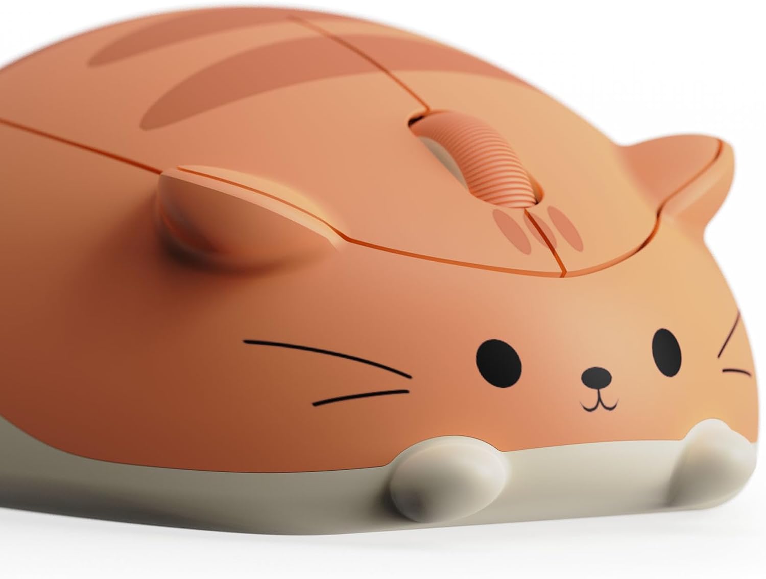 Detalle de Akko Wireless Gaming Mouse „Orange Kate“ – Tri-Mode (Bluetooth 3.0/5.0 & 2,4G) mit 3.200 DPI