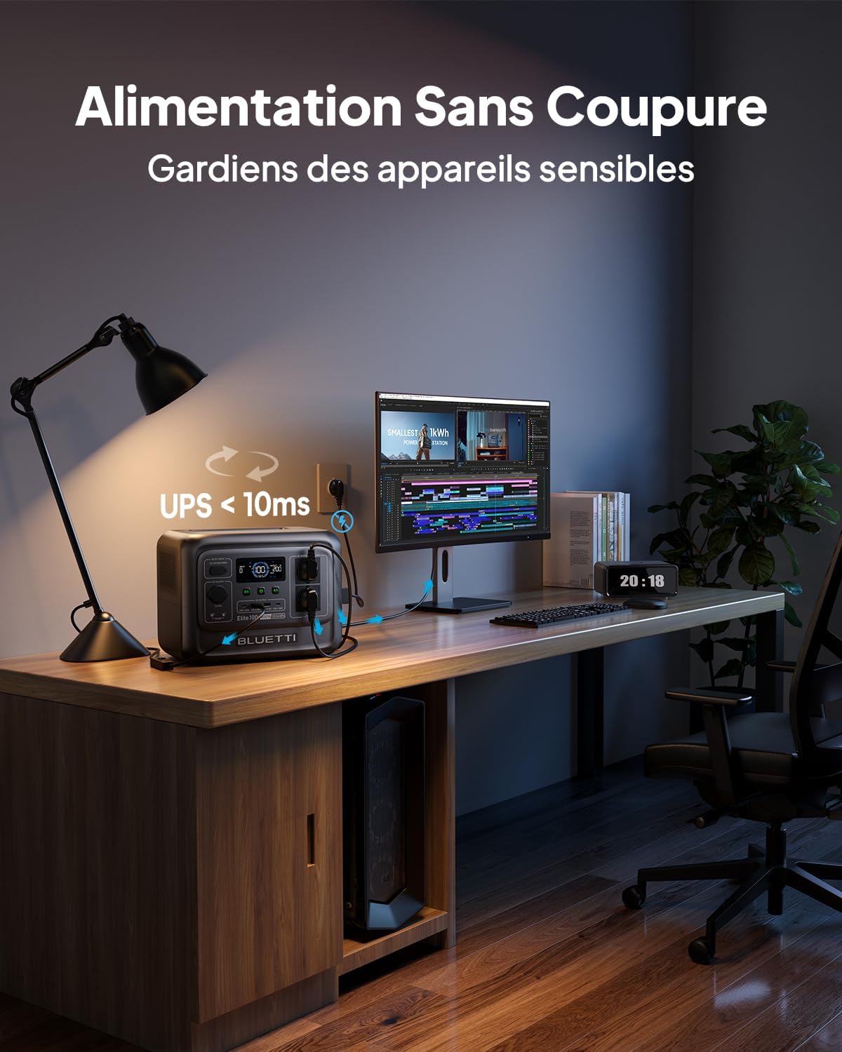 Thumbnail 5 de BLUETTI Elite 100 V2 : générateur électrique portable LFP 1024Wh, 1800W et recharge rapide en 70 min