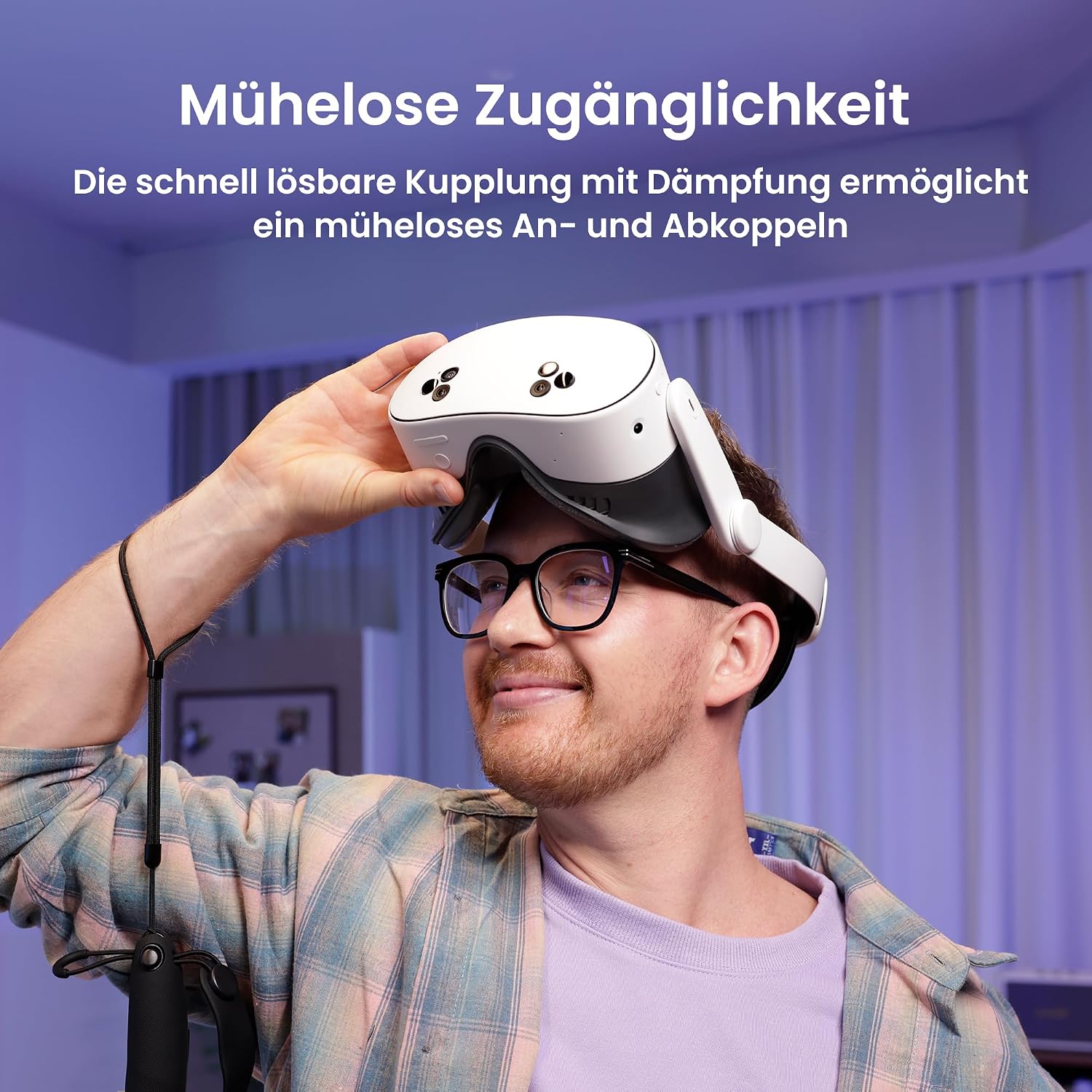 Thumbnail 2 de KIWI design K4 Komfort-Headstrap für Meta Quest 3