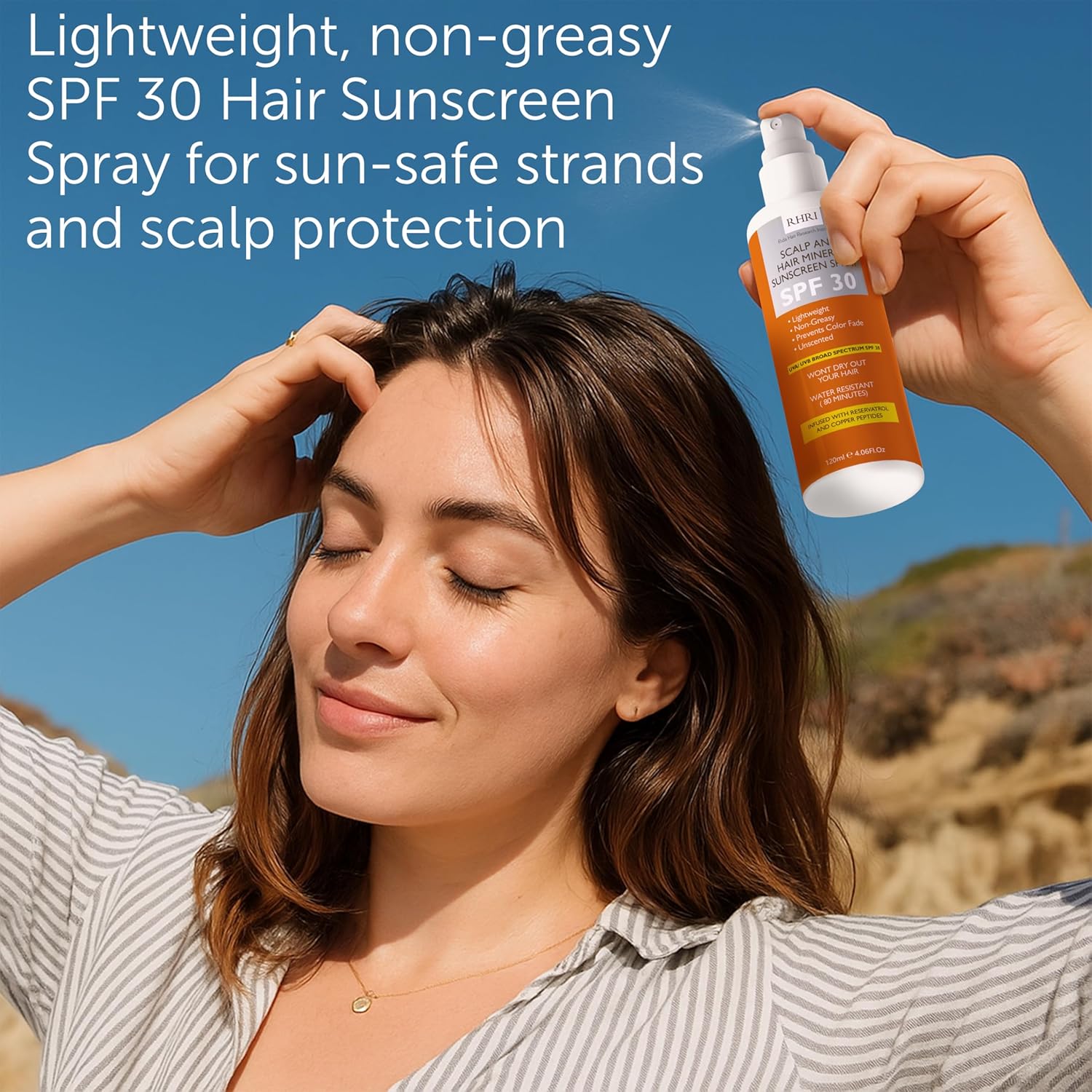 Detalle 2 de Premium SPF 30 Hair Sunscreen Spray 4 oz