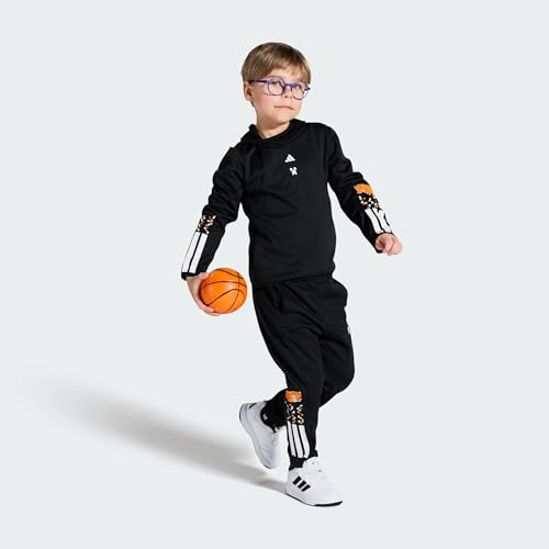 Detalle de Adidas Tensaur Sport 3.0 Hook & Loop – Kinderschuhe Weiß/Schwarz, Größe 31 EU