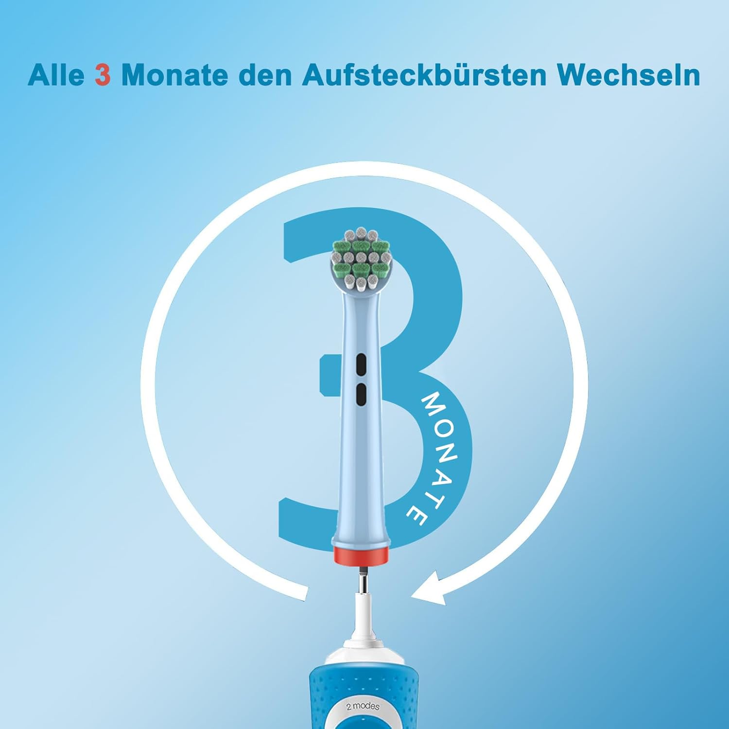 Detalle 1 de Kinder Aufsteckbürsten für Oral-B, 8 Stück