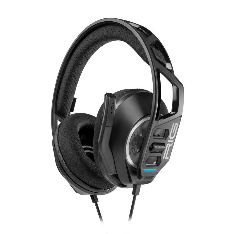 Detalle de Nacon RIG Serie 300 PRO HN – Auriculares Gaming Multiplataforma (Negros)